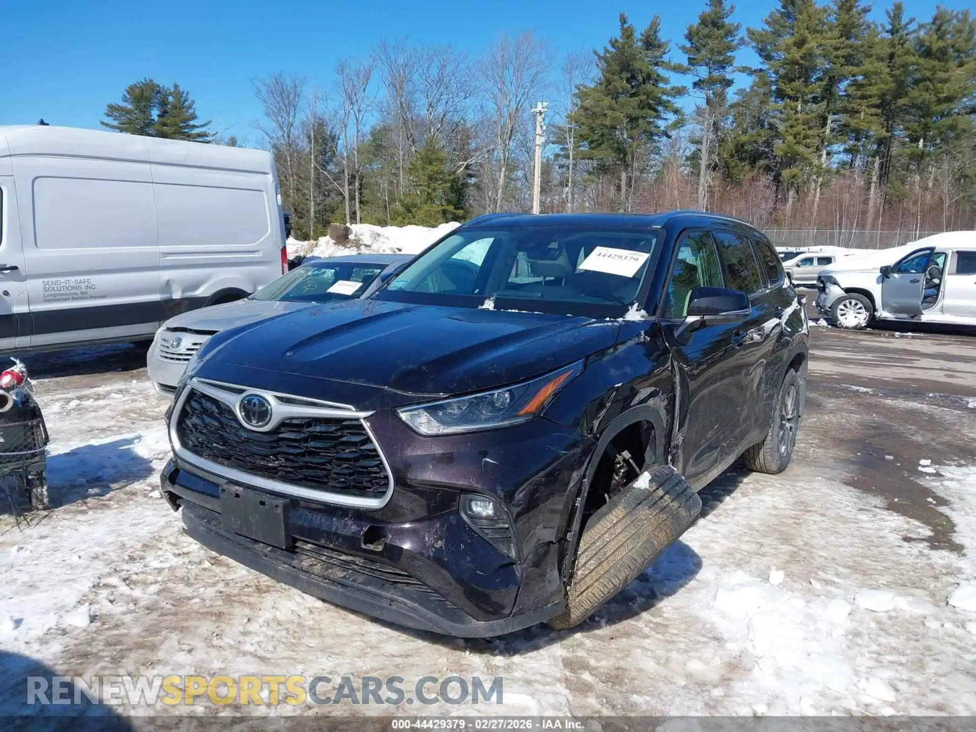2 Photograph of a damaged car 5TDGZRBH3MS084846 TOYOTA HIGHLANDER 2021