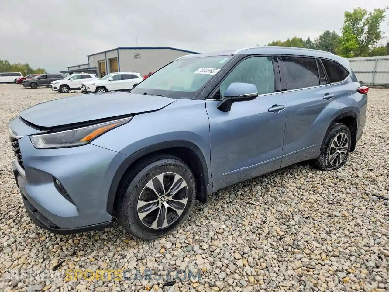 1 Photograph of a damaged car 5TDGZRBH3MS086175 TOYOTA HIGHLANDER 2021