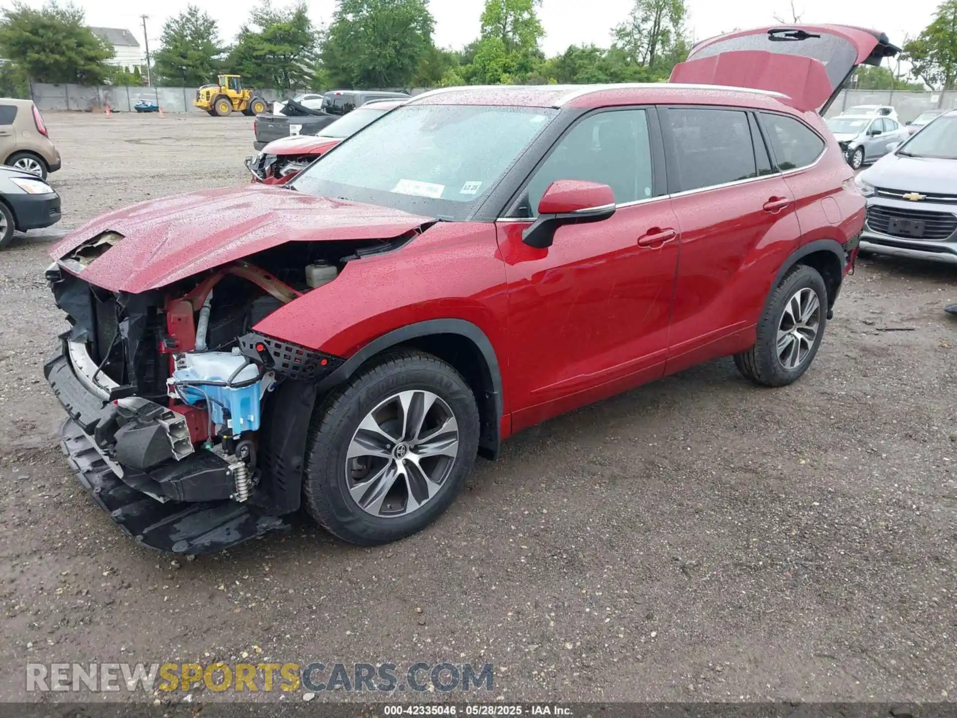 2 Photograph of a damaged car 5TDGZRBH3MS526184 TOYOTA HIGHLANDER 2021