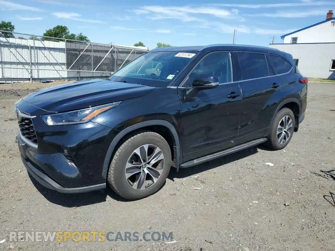 1 Photograph of a damaged car 5TDGZRBH3MS535788 TOYOTA HIGHLANDER 2021