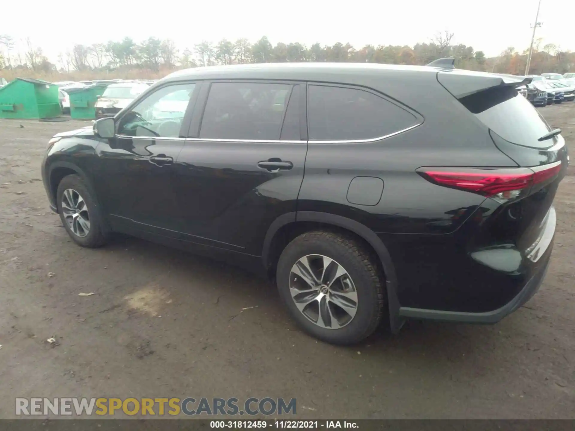 3 Photograph of a damaged car 5TDGZRBH3MS537024 TOYOTA HIGHLANDER 2021