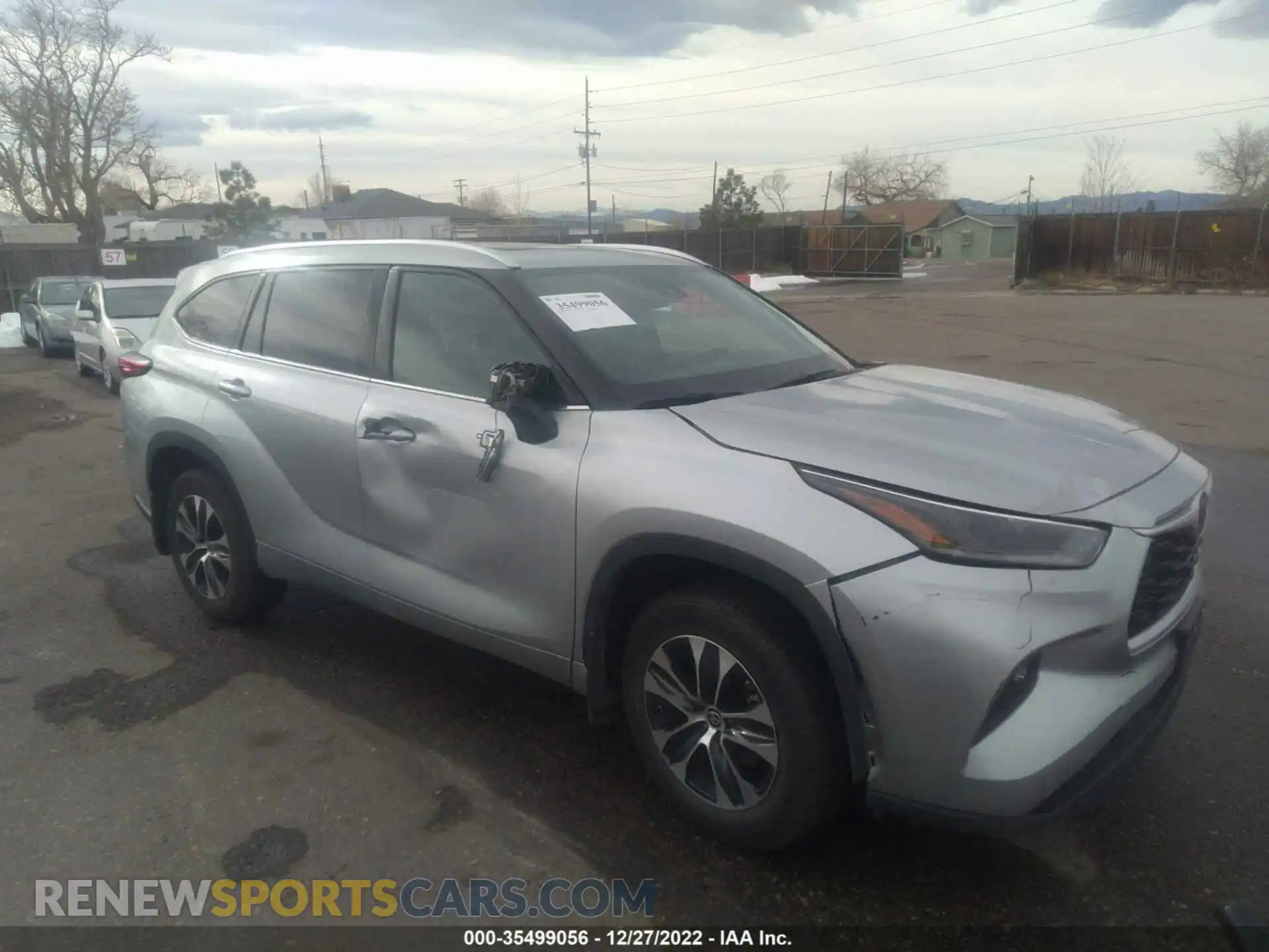 1 Фотография поврежденного автомобиля 5TDGZRBH4MS069417 TOYOTA HIGHLANDER 2021