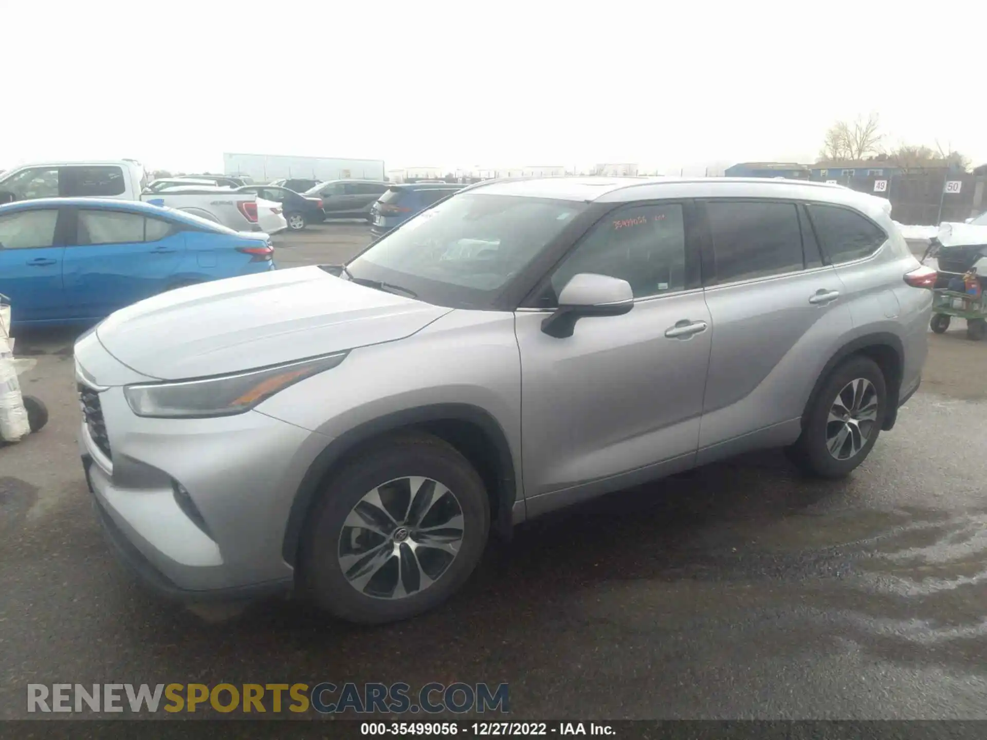 2 Фотография поврежденного автомобиля 5TDGZRBH4MS069417 TOYOTA HIGHLANDER 2021