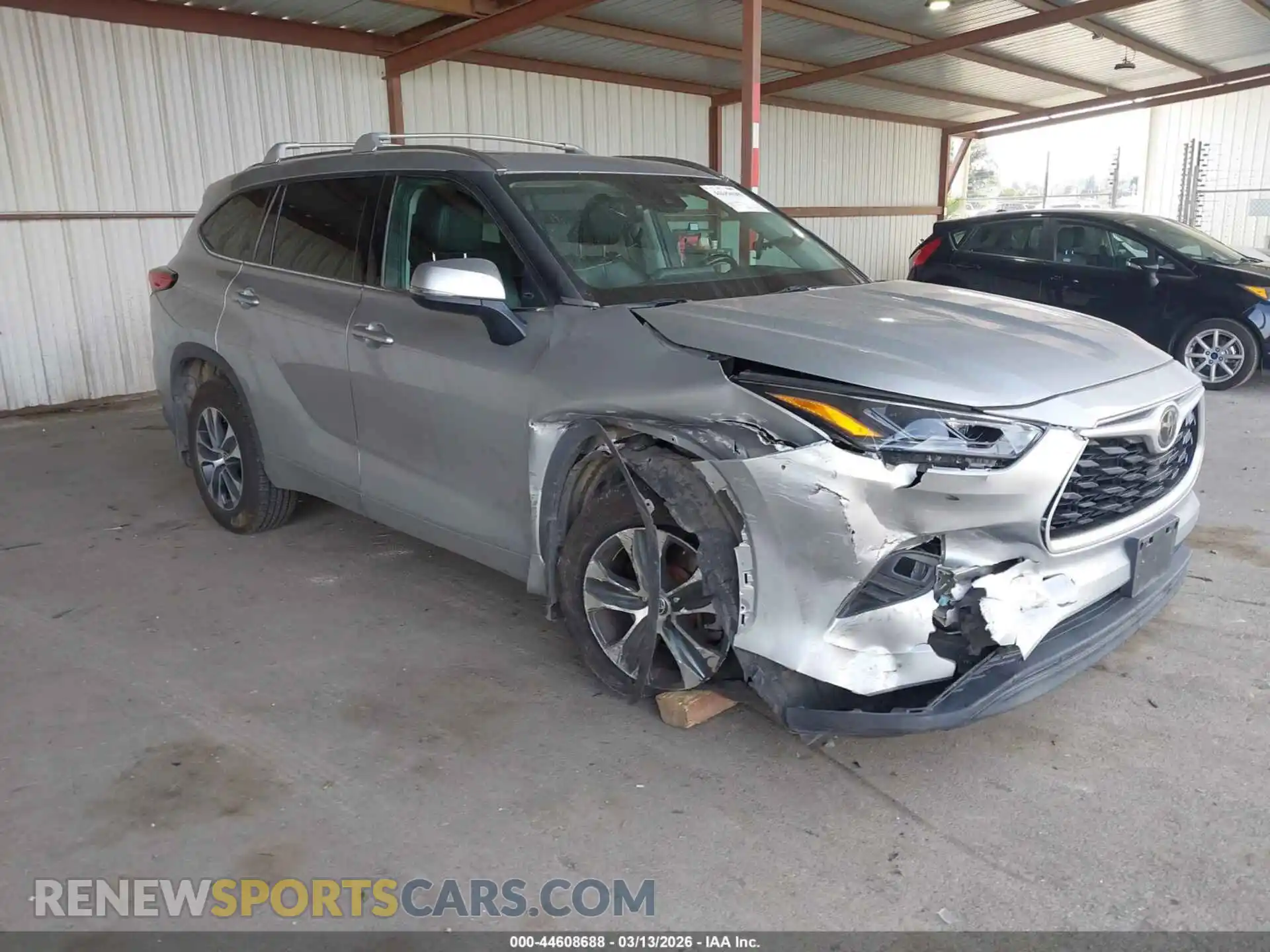 1 Photograph of a damaged car 5TDGZRBH4MS069479 TOYOTA HIGHLANDER 2021