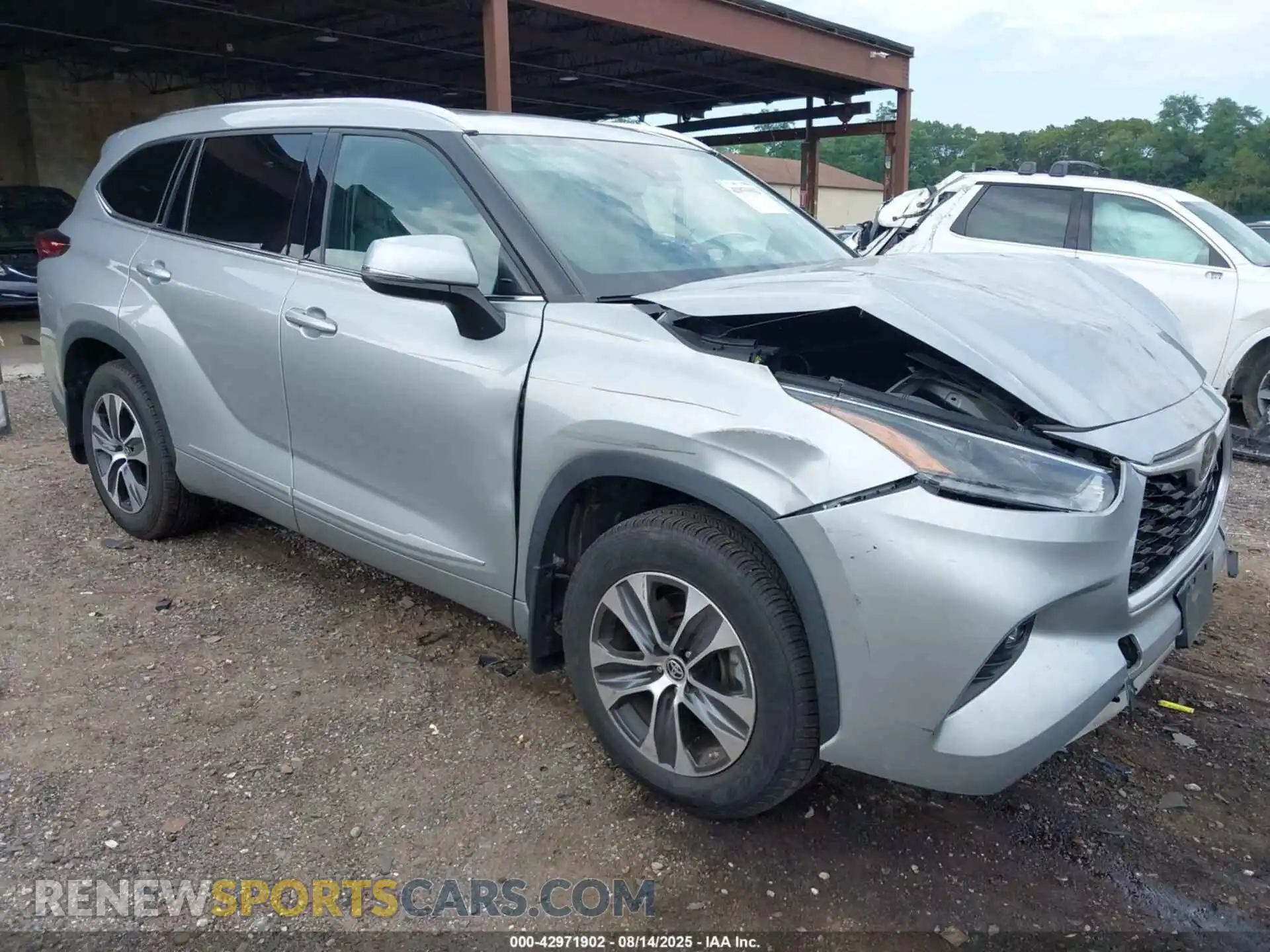 1 Photograph of a damaged car 5TDGZRBH4MS082393 TOYOTA HIGHLANDER 2021