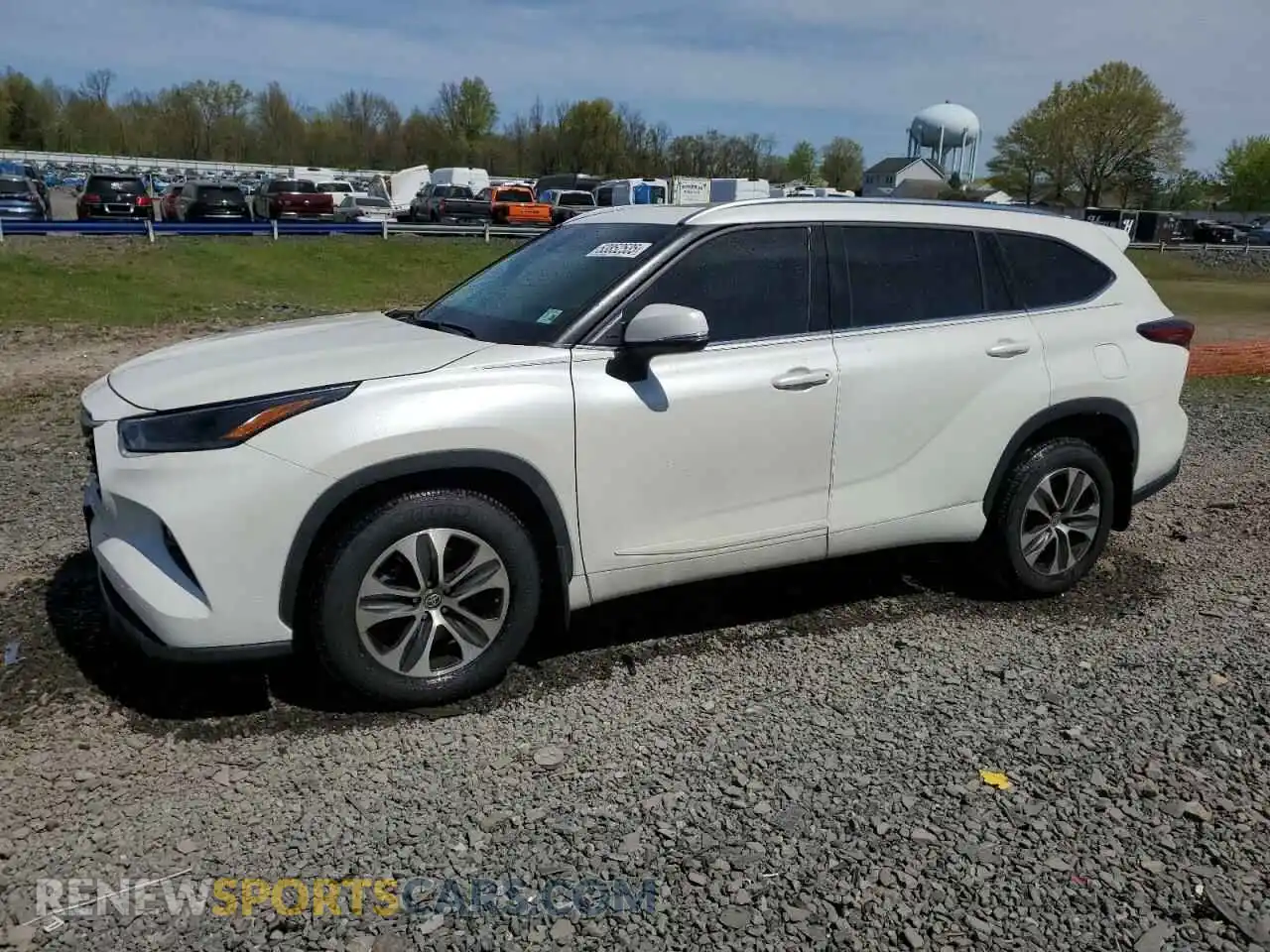1 Photograph of a damaged car 5TDGZRBH4MS526713 TOYOTA HIGHLANDER 2021