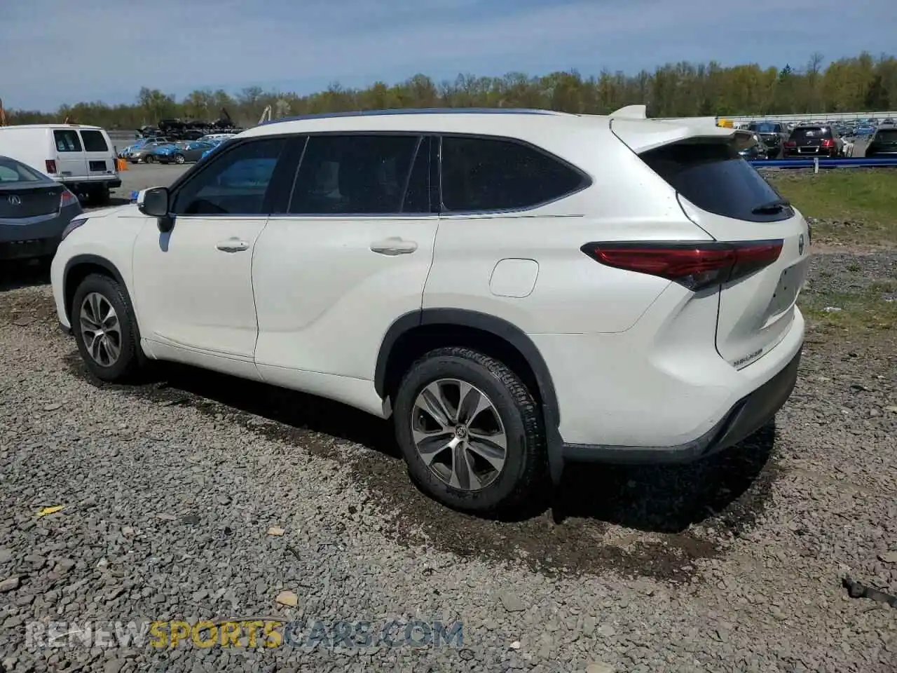 2 Photograph of a damaged car 5TDGZRBH4MS526713 TOYOTA HIGHLANDER 2021