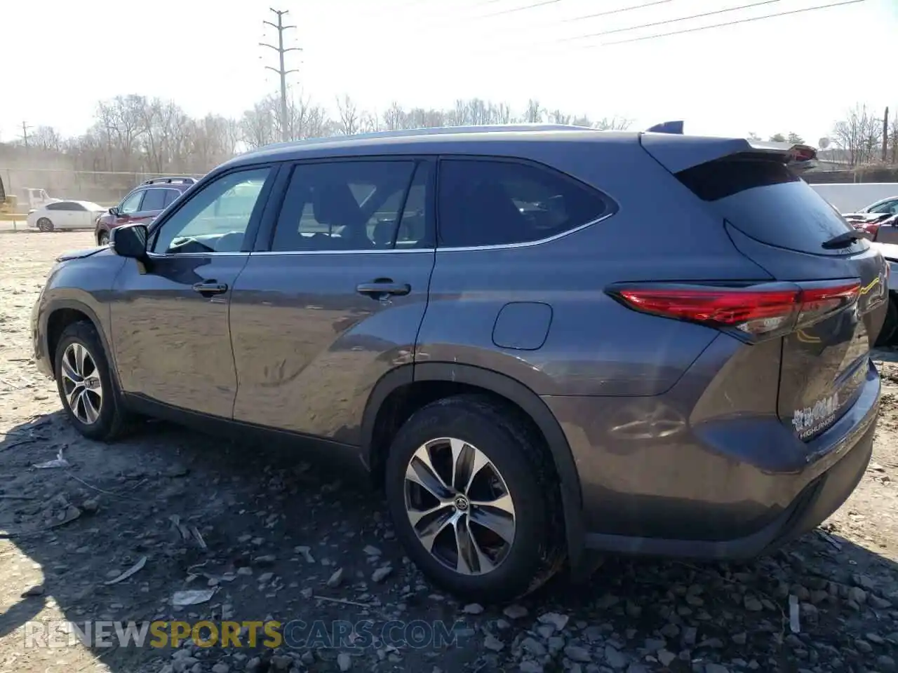 2 Фотография поврежденного автомобиля 5TDGZRBH4MS528011 TOYOTA HIGHLANDER 2021