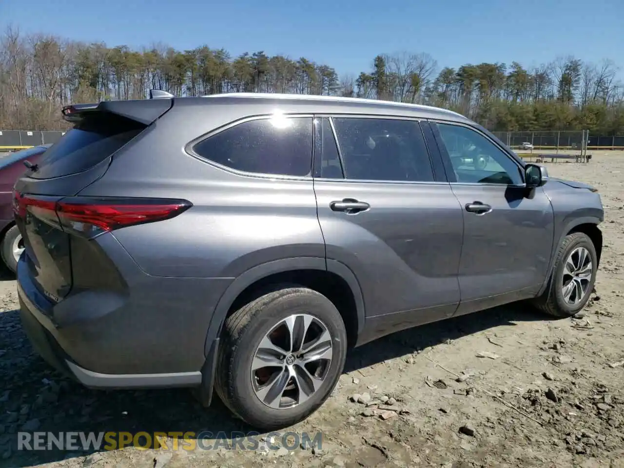 3 Фотография поврежденного автомобиля 5TDGZRBH4MS528011 TOYOTA HIGHLANDER 2021