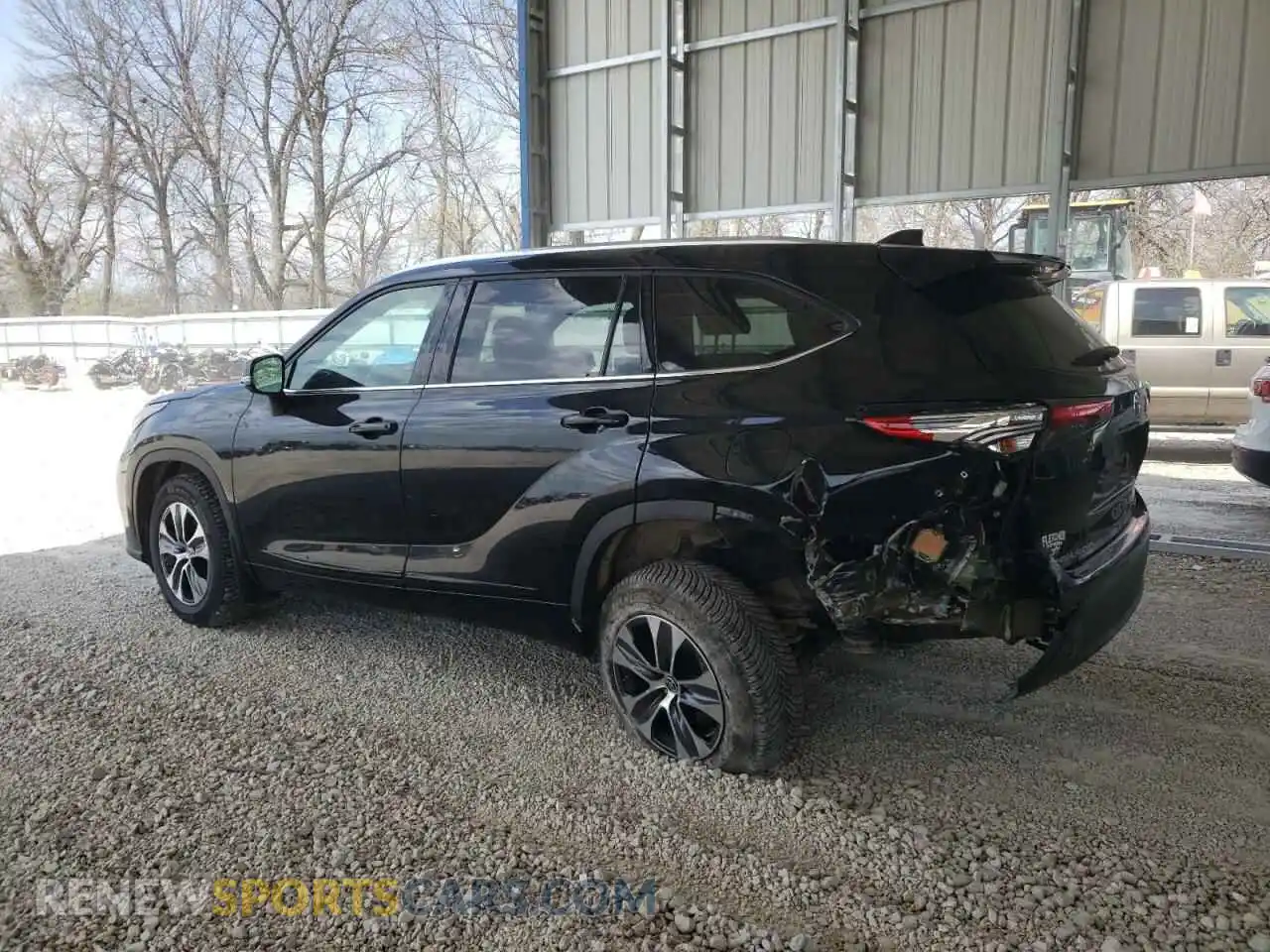 2 Photograph of a damaged car 5TDGZRBH5MS084881 TOYOTA HIGHLANDER 2021