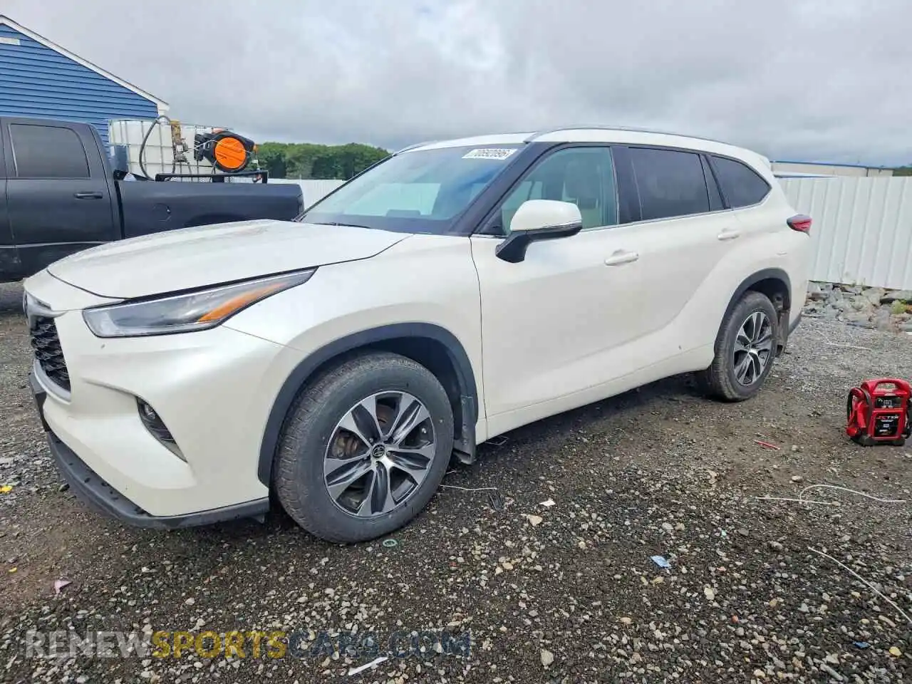 1 Фотография поврежденного автомобиля 5TDGZRBH5MS105647 TOYOTA HIGHLANDER 2021