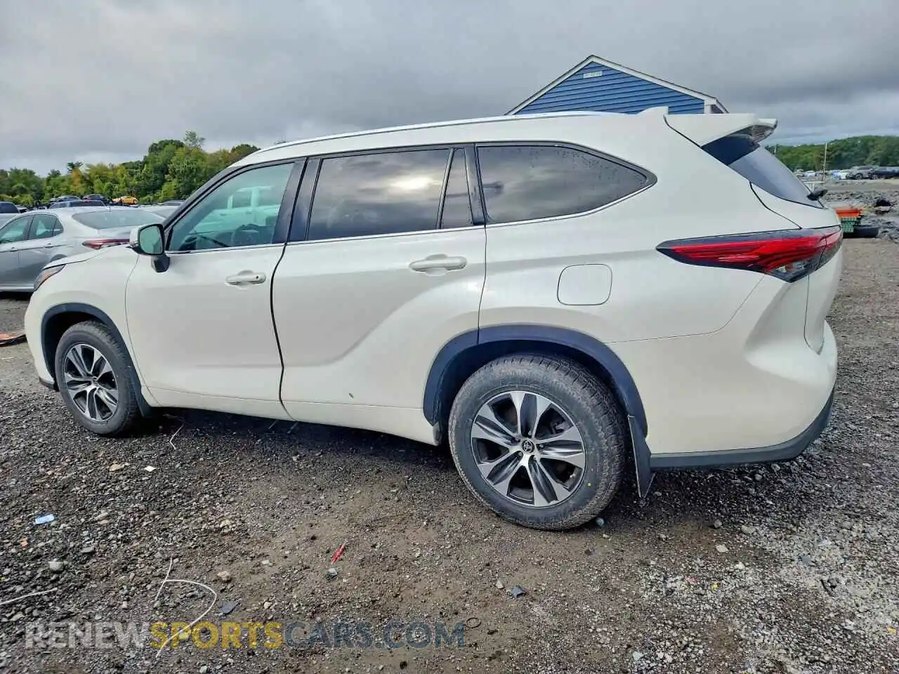 2 Фотография поврежденного автомобиля 5TDGZRBH5MS105647 TOYOTA HIGHLANDER 2021