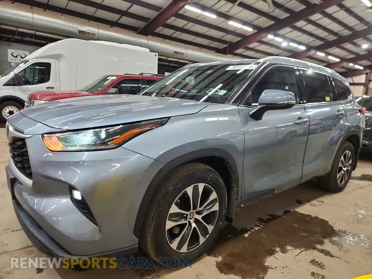 1 Фотография поврежденного автомобиля 5TDGZRBH5MS144349 TOYOTA HIGHLANDER 2021