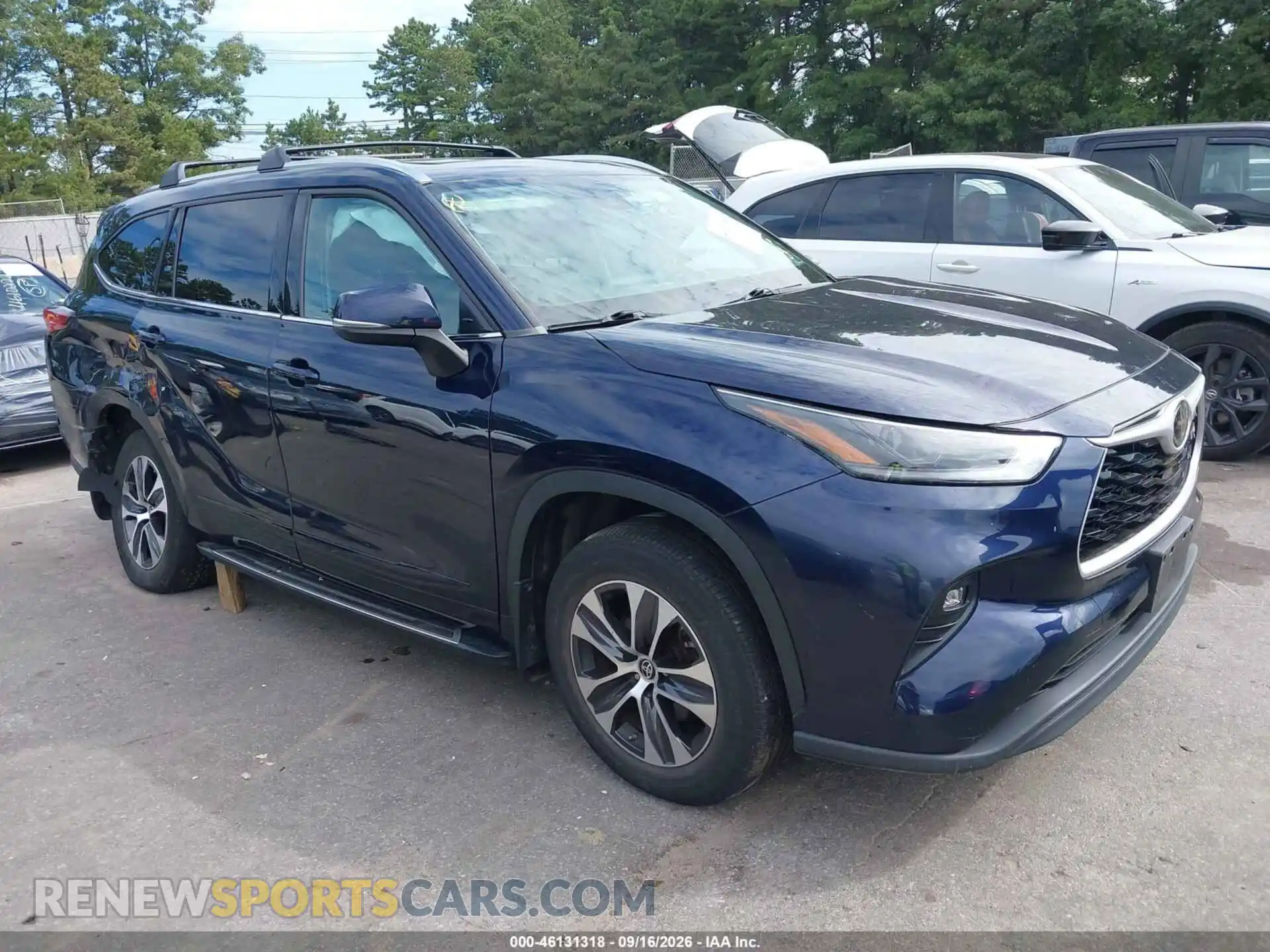 1 fotografías del automóvil dañado 5TDGZRBH5MS532116 TOYOTA HIGHLANDER 2021