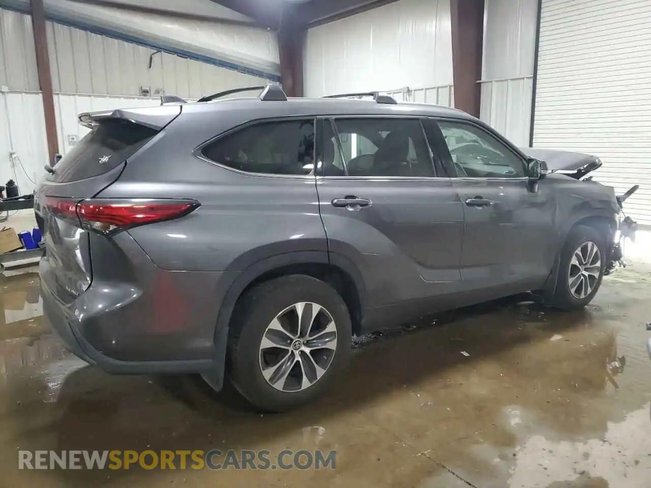 3 Photograph of a damaged car 5TDGZRBH5MS555752 TOYOTA HIGHLANDER 2021
