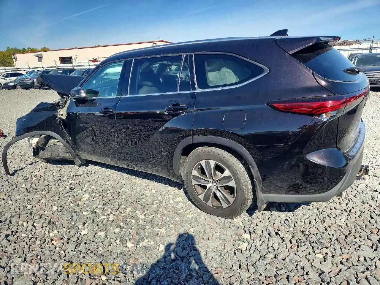 2 Фотография поврежденного автомобиля 5TDGZRBH6MS140200 TOYOTA HIGHLANDER 2021