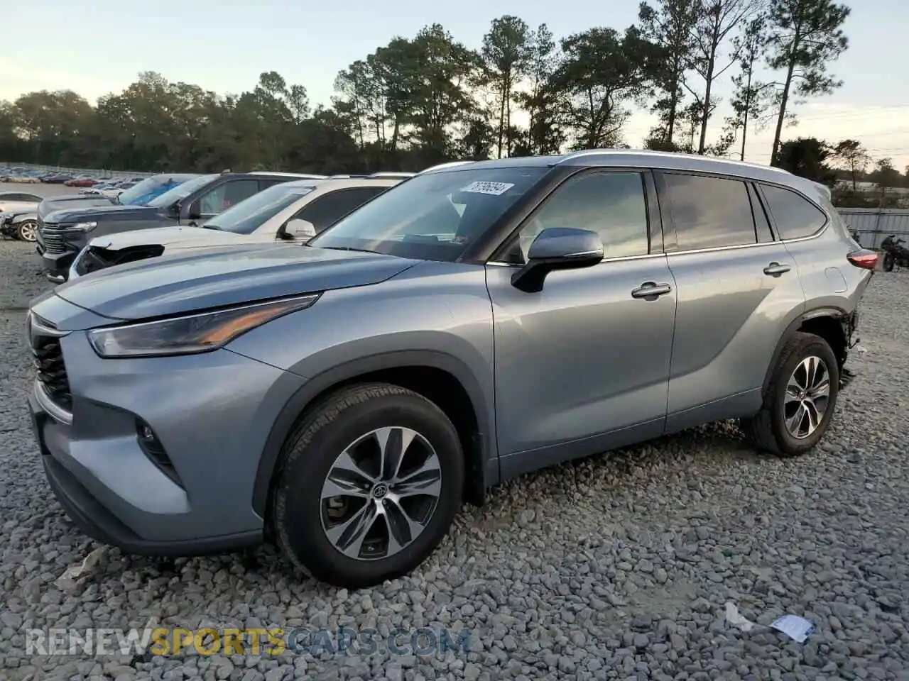 1 Фотография поврежденного автомобиля 5TDGZRBH6MS144585 TOYOTA HIGHLANDER 2021