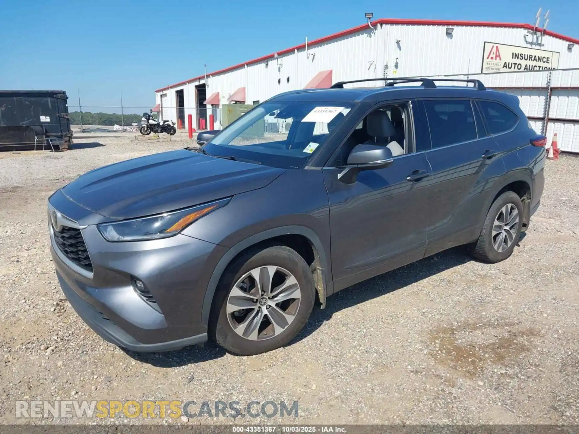 2 Photograph of a damaged car 5TDGZRBH6MS153271 TOYOTA HIGHLANDER 2021