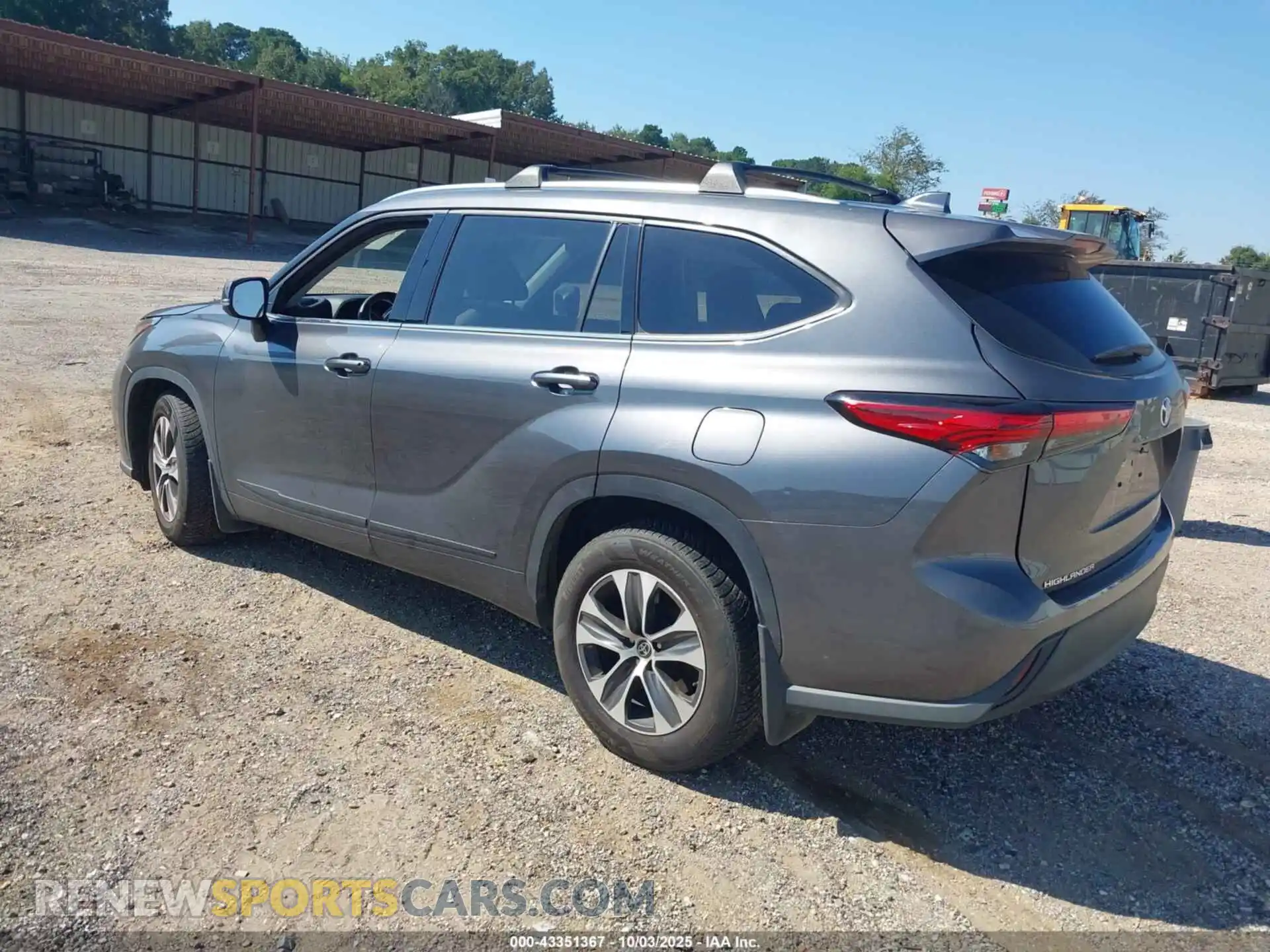 3 Photograph of a damaged car 5TDGZRBH6MS153271 TOYOTA HIGHLANDER 2021