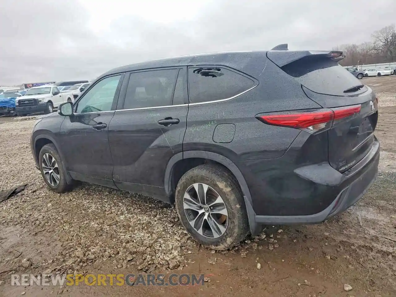 2 Photograph of a damaged car 5TDGZRBH6MS543349 TOYOTA HIGHLANDER 2021