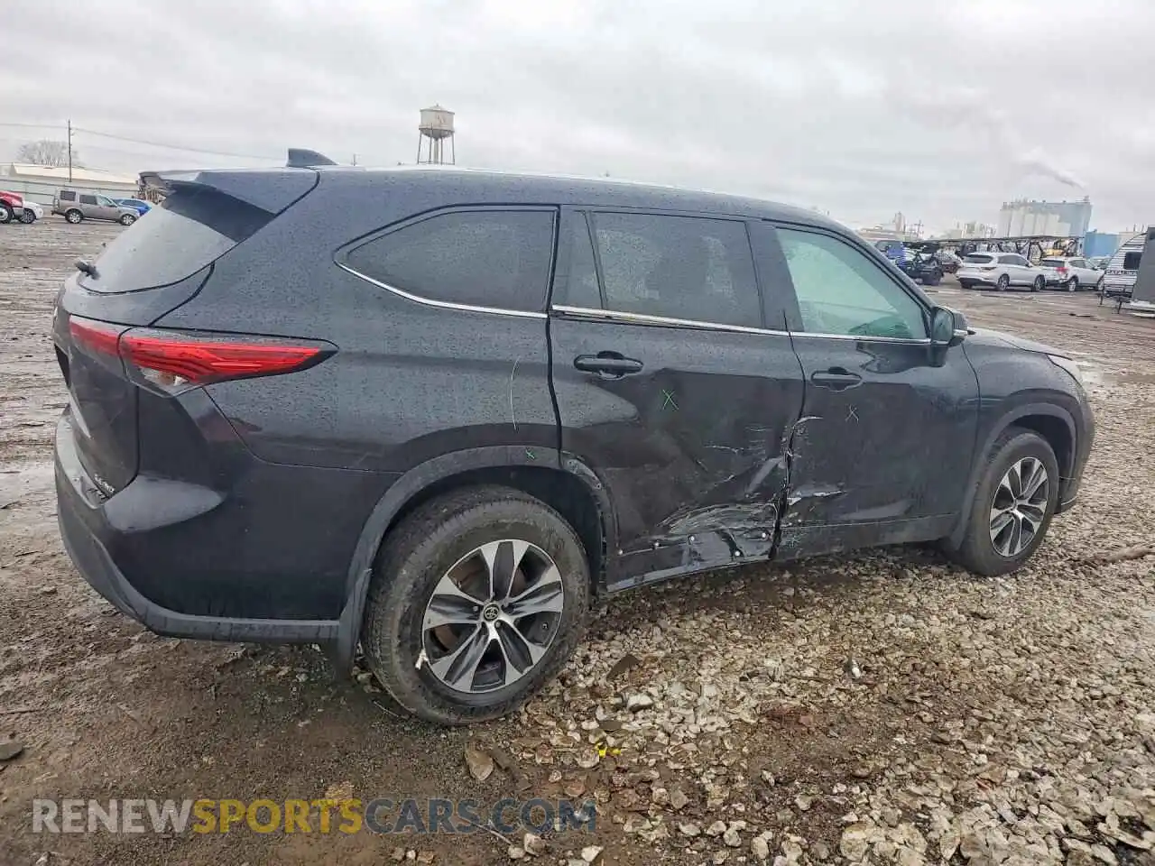 3 Photograph of a damaged car 5TDGZRBH6MS543349 TOYOTA HIGHLANDER 2021