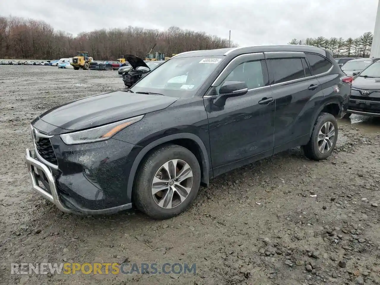 1 Photograph of a damaged car 5TDGZRBH6MS557459 TOYOTA HIGHLANDER 2021