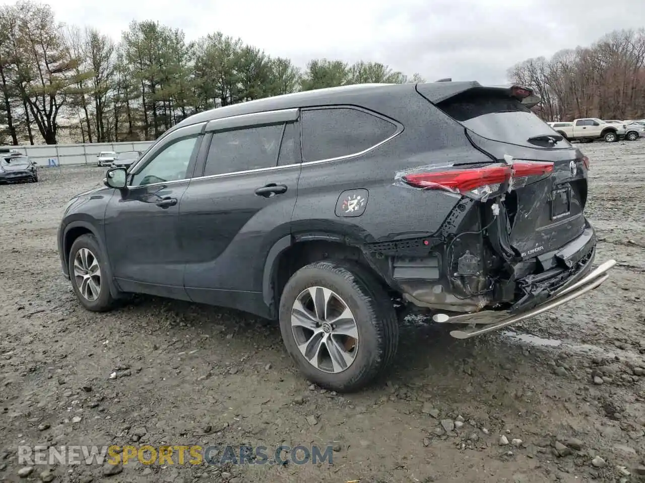 2 Photograph of a damaged car 5TDGZRBH6MS557459 TOYOTA HIGHLANDER 2021
