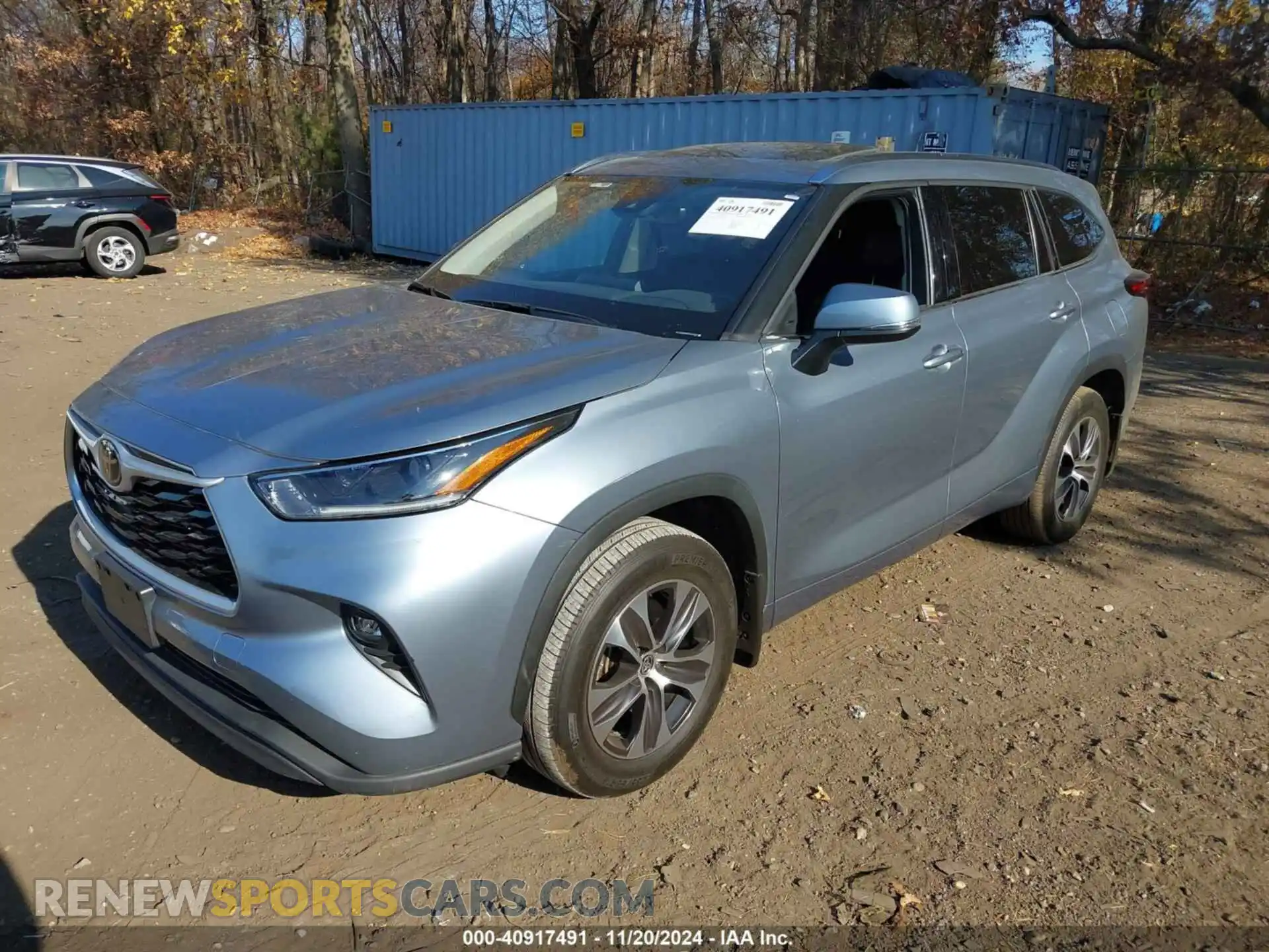 2 Photograph of a damaged car 5TDGZRBH7MS133403 TOYOTA HIGHLANDER 2021