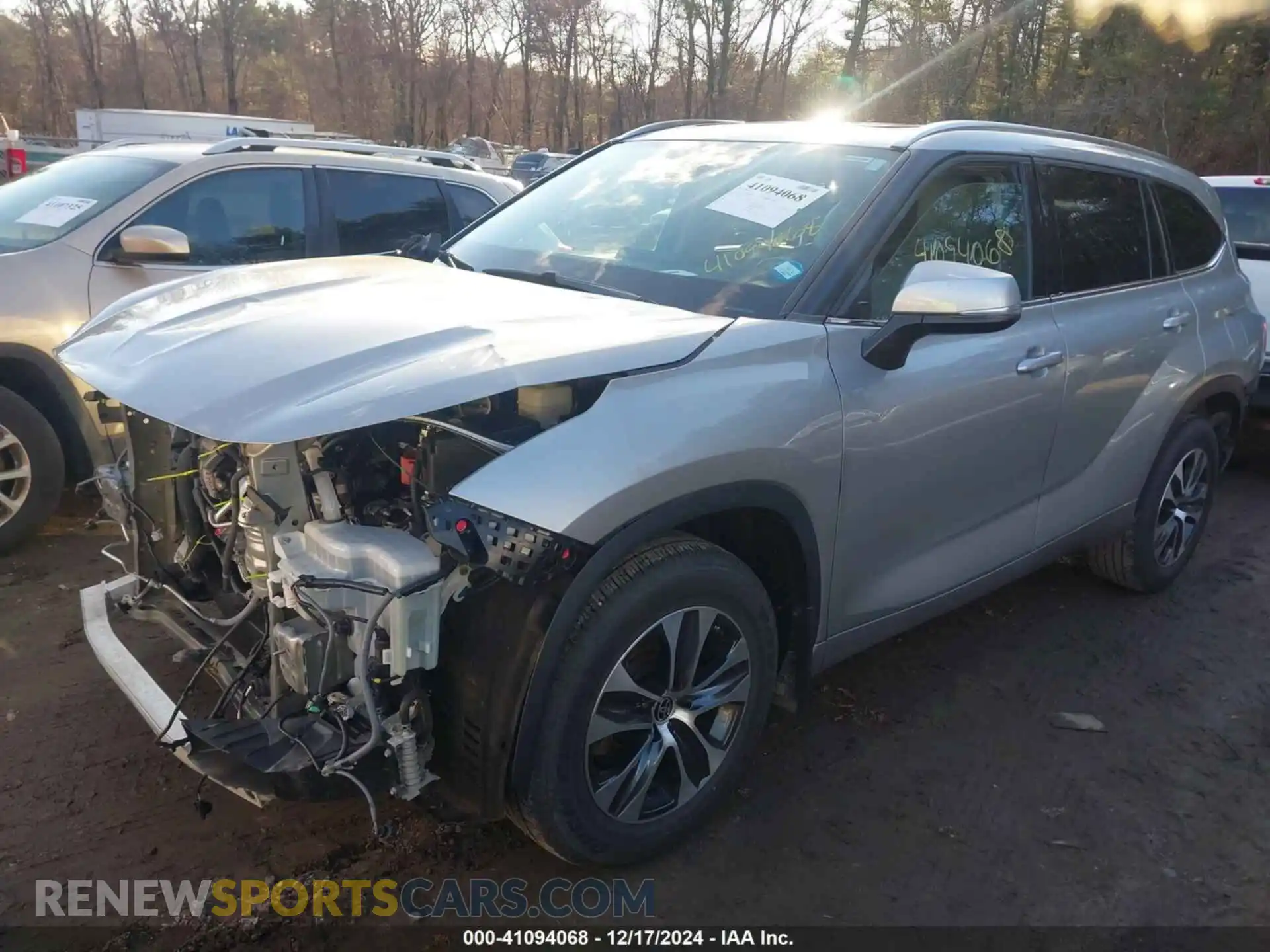 2 Photograph of a damaged car 5TDGZRBH7MS157426 TOYOTA HIGHLANDER 2021