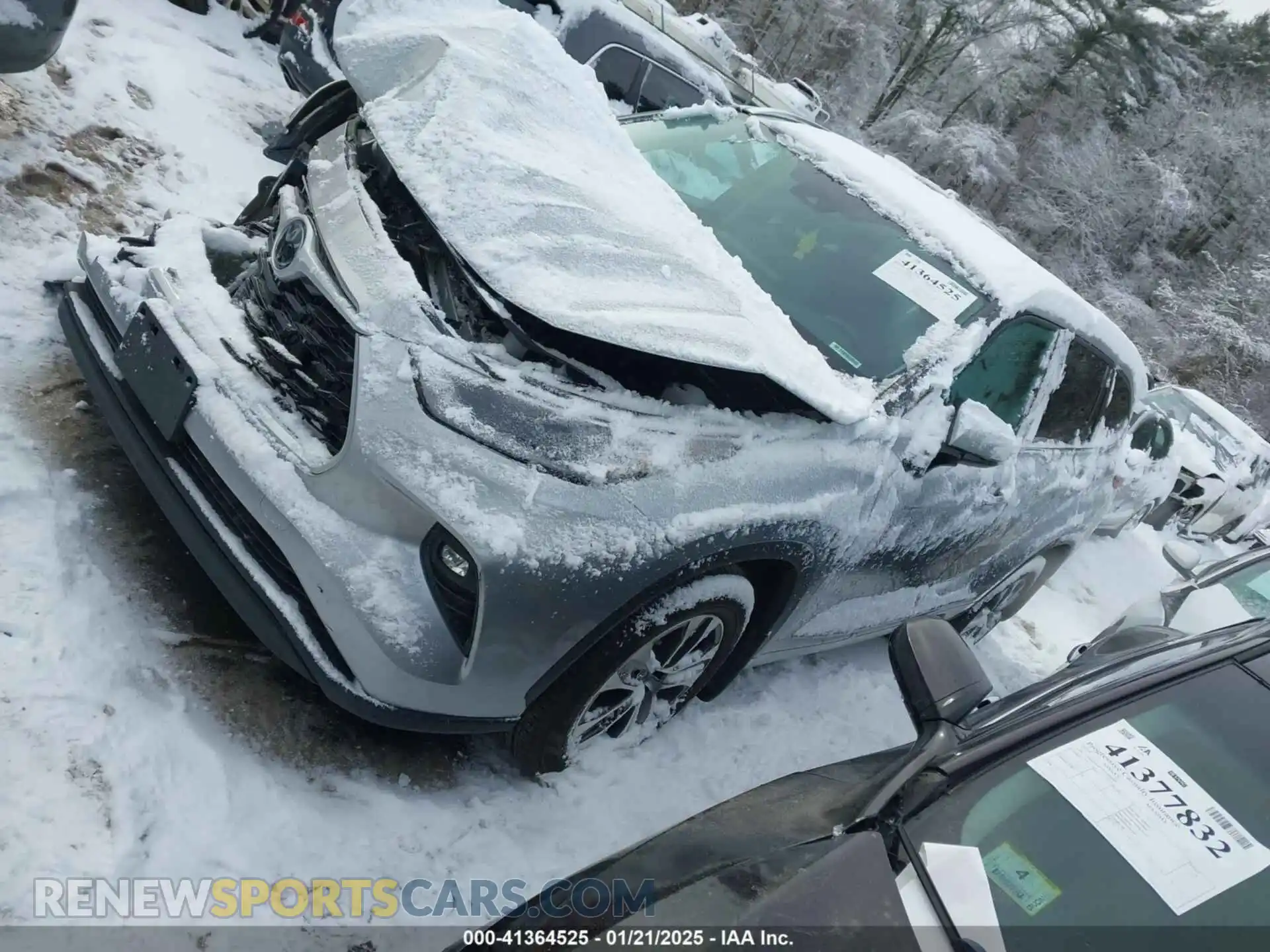 2 Photograph of a damaged car 5TDGZRBH7MS547443 TOYOTA HIGHLANDER 2021