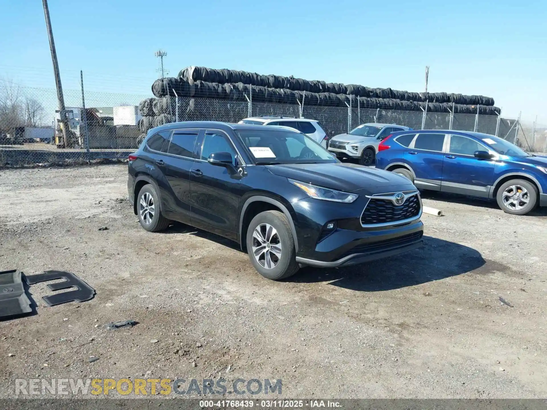1 Photograph of a damaged car 5TDGZRBH7MS557857 TOYOTA HIGHLANDER 2021
