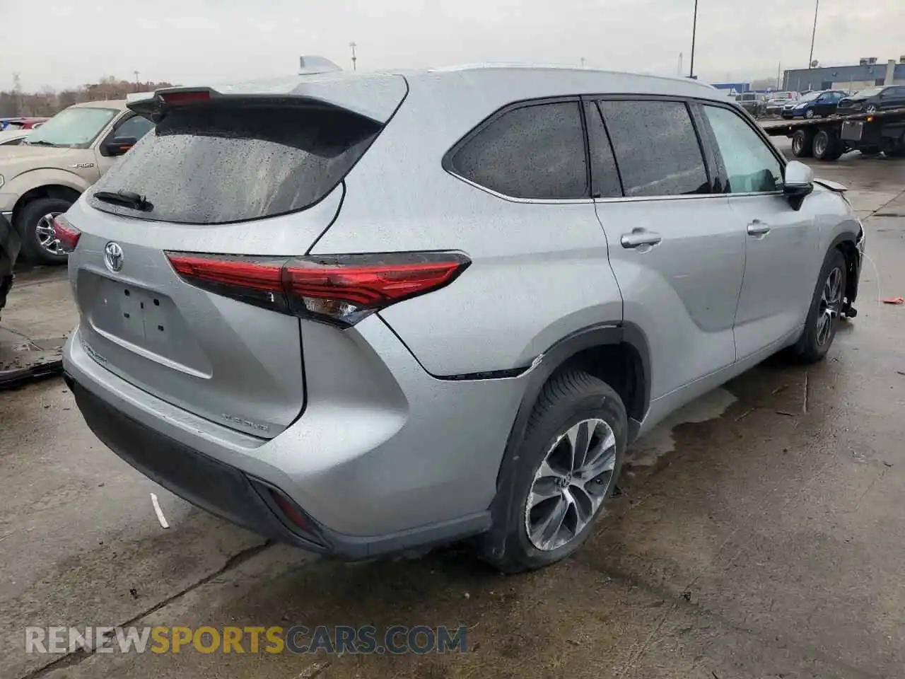 3 Photograph of a damaged car 5TDGZRBH8MS071736 TOYOTA HIGHLANDER 2021