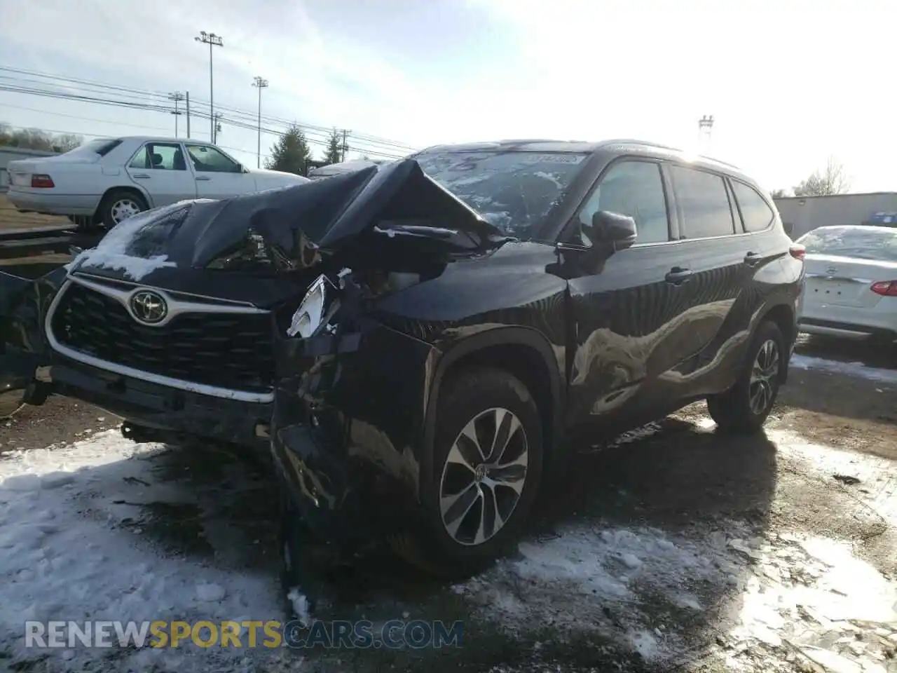 2 Photograph of a damaged car 5TDGZRBH8MS524320 TOYOTA HIGHLANDER 2021