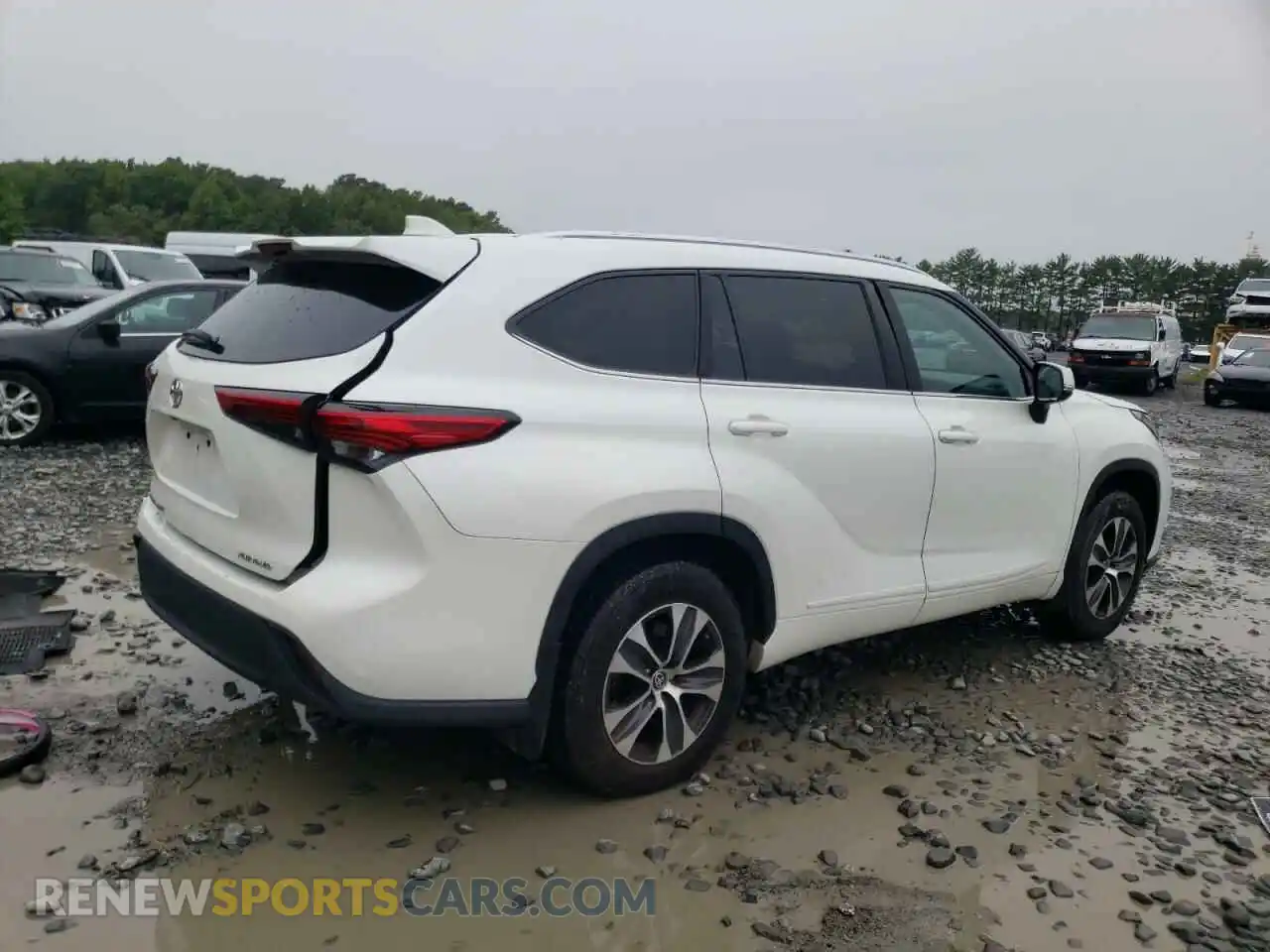 3 Photograph of a damaged car 5TDGZRBH8MS527170 TOYOTA HIGHLANDER 2021