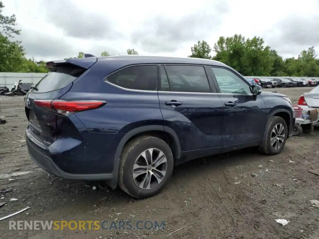 3 Photograph of a damaged car 5TDGZRBH8MS540534 TOYOTA HIGHLANDER 2021