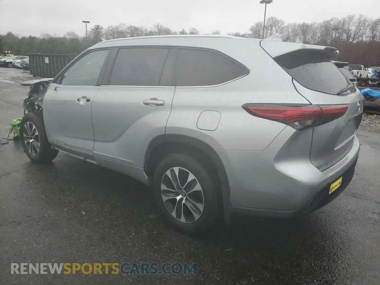 2 Photograph of a damaged car 5TDGZRBH8MS548035 TOYOTA HIGHLANDER 2021