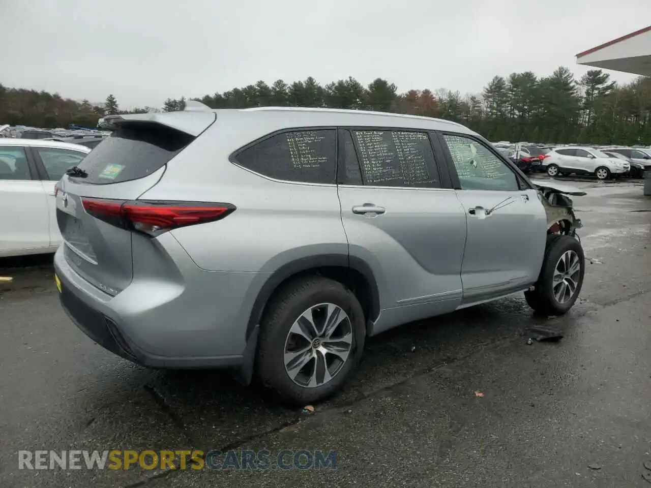 3 Photograph of a damaged car 5TDGZRBH8MS548035 TOYOTA HIGHLANDER 2021