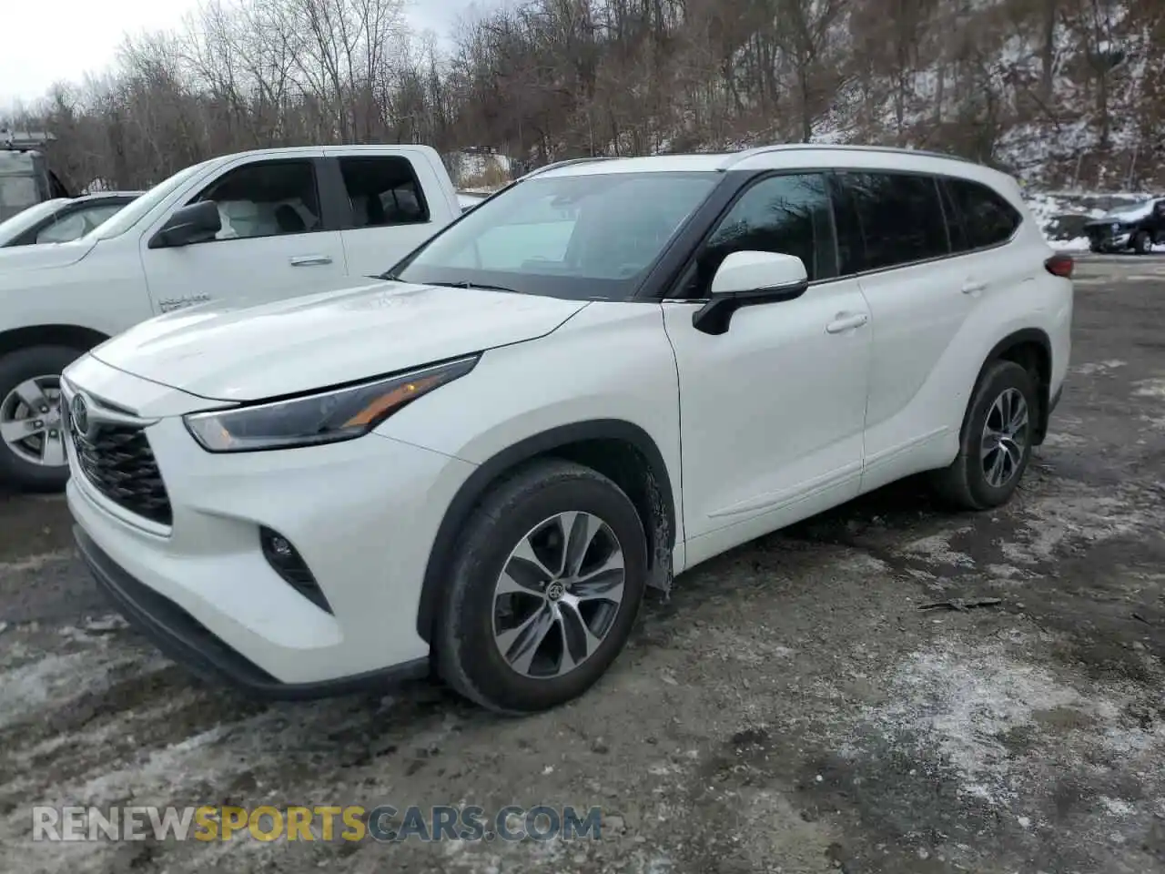 1 Фотография поврежденного автомобиля 5TDGZRBH9MS091297 TOYOTA HIGHLANDER 2021