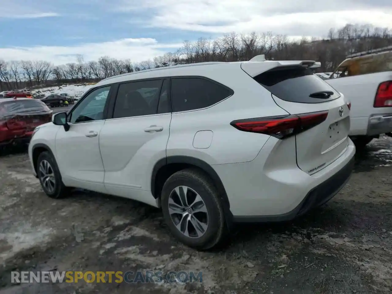 2 Фотография поврежденного автомобиля 5TDGZRBH9MS091297 TOYOTA HIGHLANDER 2021