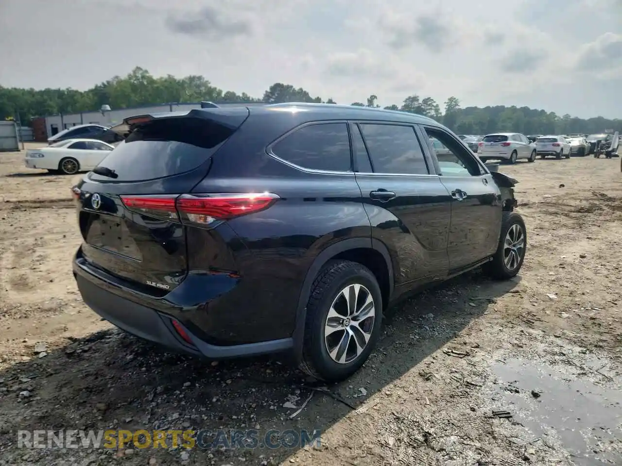 3 Фотография поврежденного автомобиля 5TDGZRBH9MS094491 TOYOTA HIGHLANDER 2021