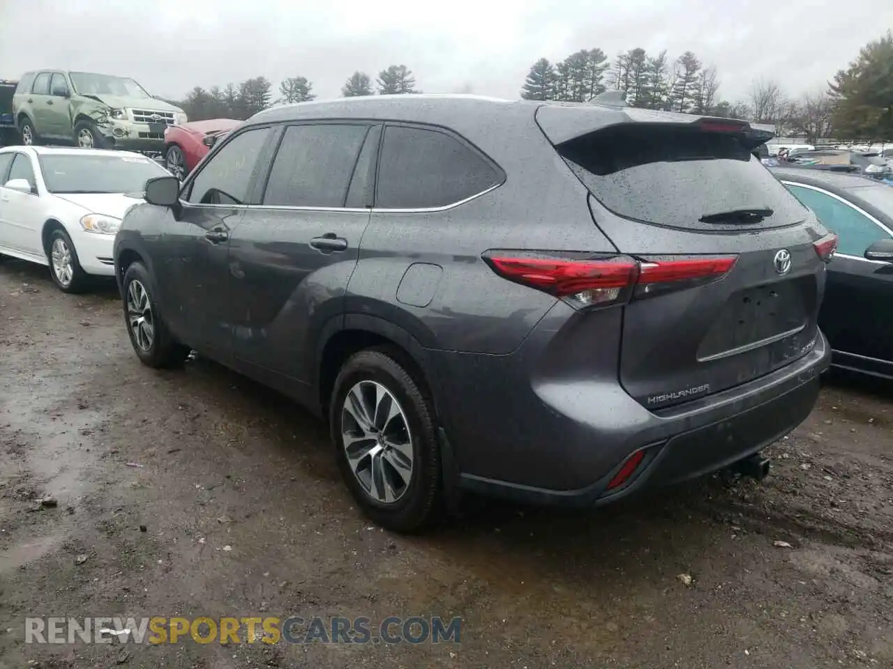3 Photograph of a damaged car 5TDGZRBH9MS154804 TOYOTA HIGHLANDER 2021