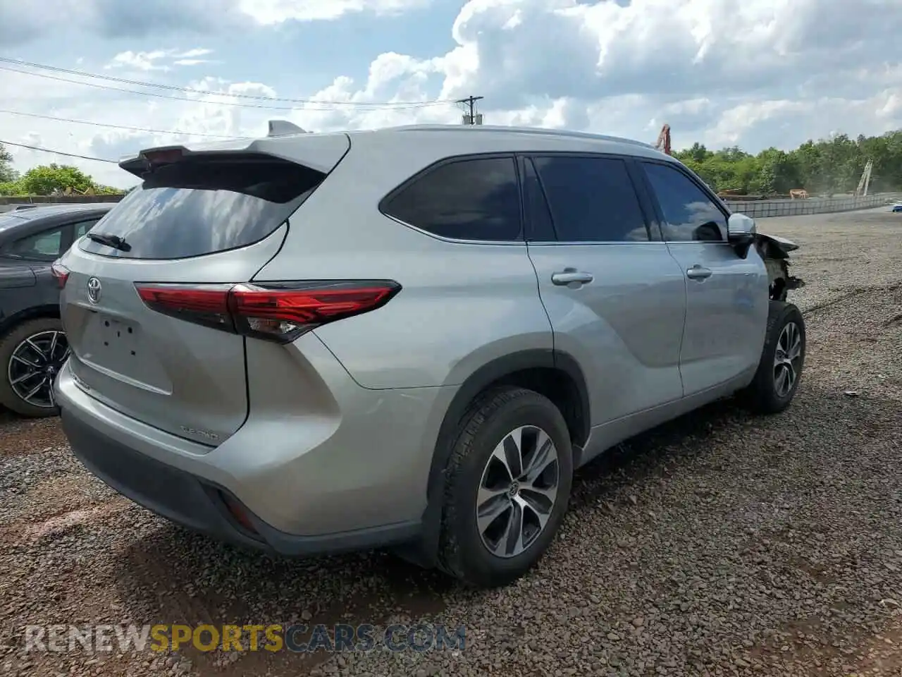 3 Photograph of a damaged car 5TDGZRBH9MS559240 TOYOTA HIGHLANDER 2021