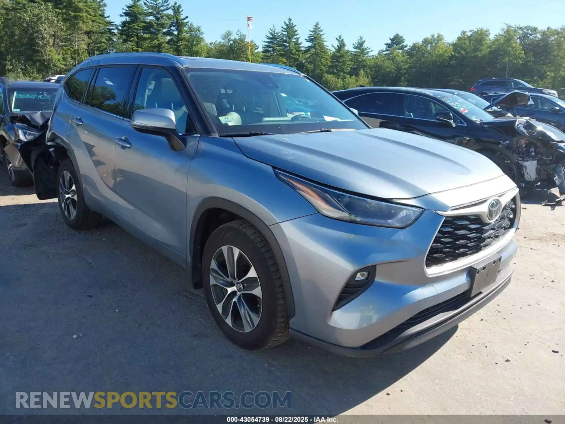 1 fotografías del automóvil dañado 5TDGZRBHXMS068966 TOYOTA HIGHLANDER 2021