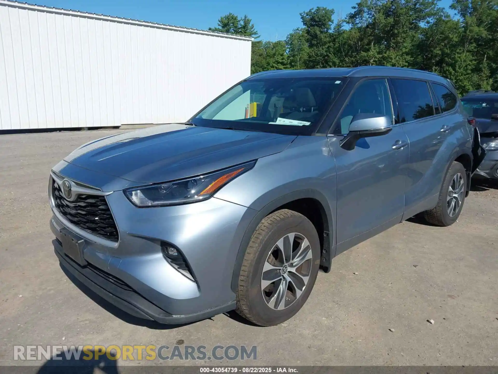 2 fotografías del automóvil dañado 5TDGZRBHXMS068966 TOYOTA HIGHLANDER 2021