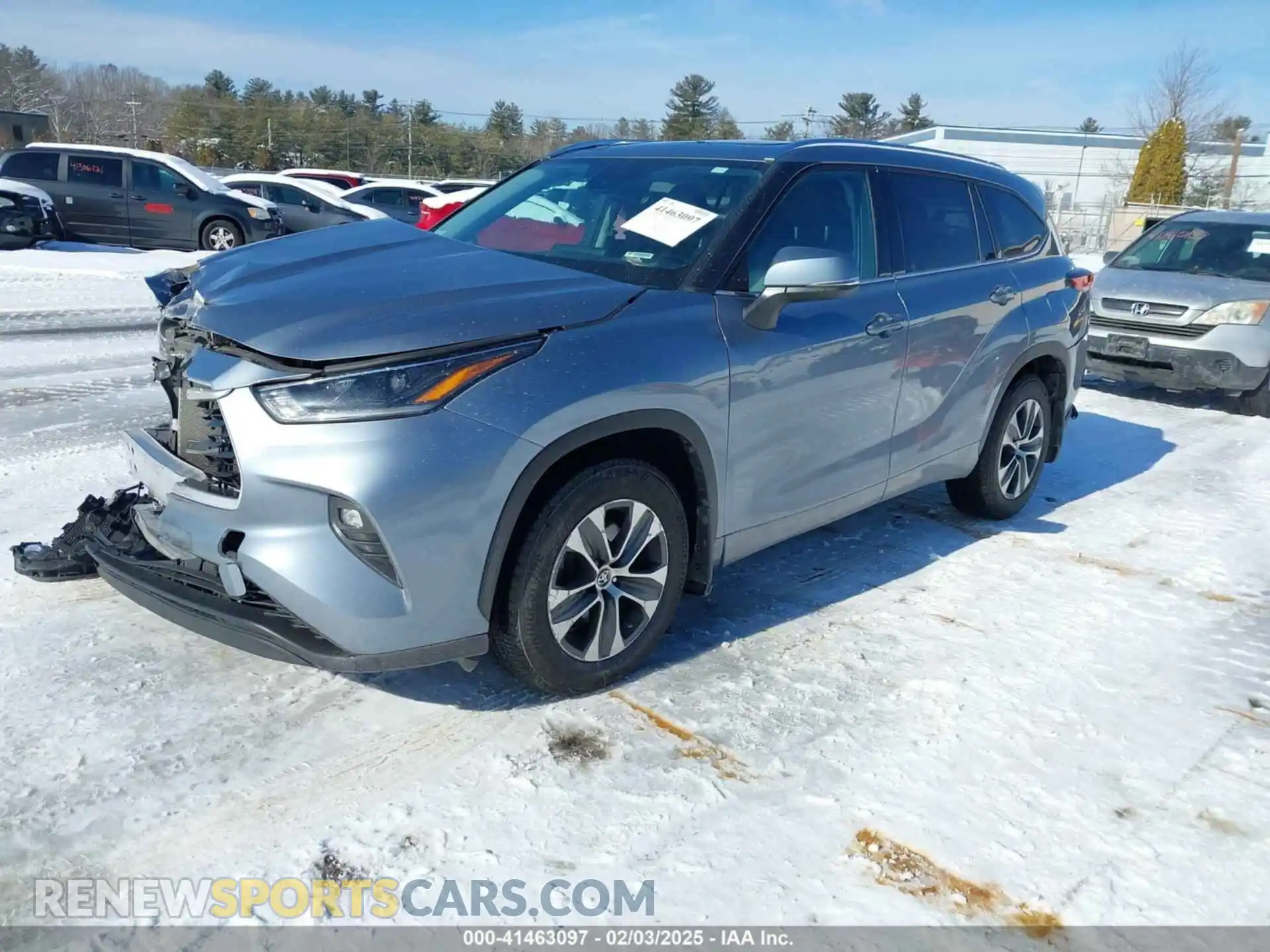 2 Фотография поврежденного автомобиля 5TDGZRBHXMS108382 TOYOTA HIGHLANDER 2021