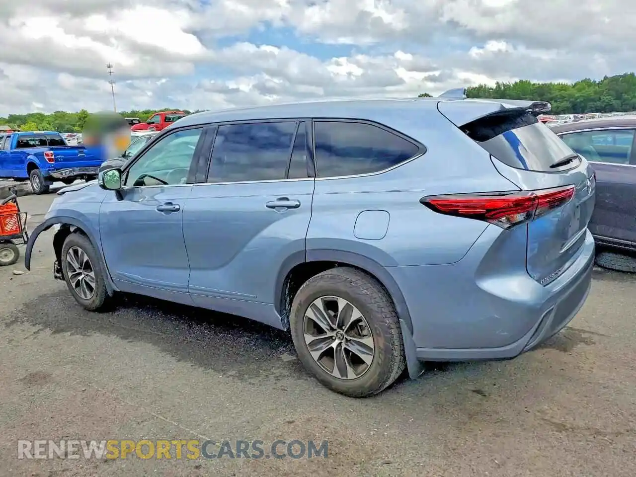 2 Photograph of a damaged car 5TDGZRBHXMS111539 TOYOTA HIGHLANDER 2021