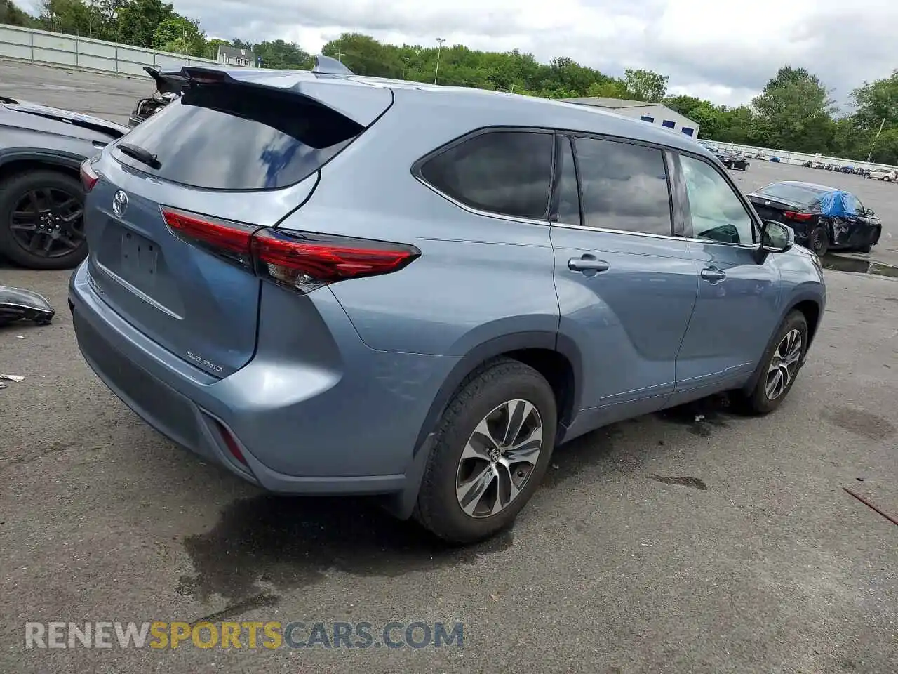 3 Photograph of a damaged car 5TDGZRBHXMS111539 TOYOTA HIGHLANDER 2021