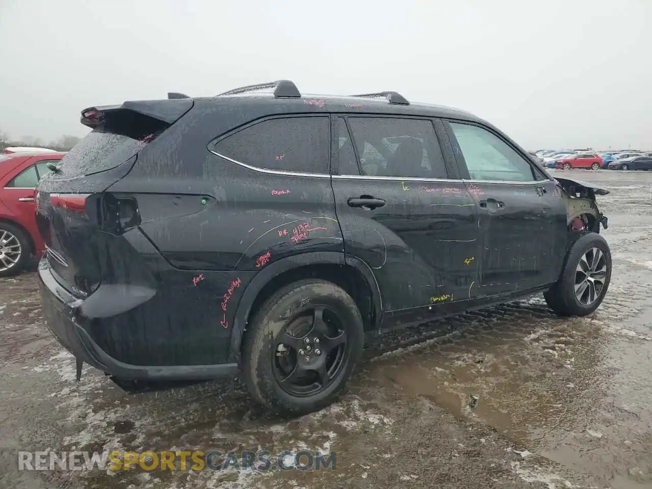 3 Photograph of a damaged car 5TDGZRBHXMS115509 TOYOTA HIGHLANDER 2021