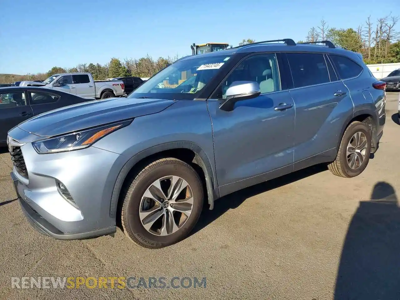 1 Photograph of a damaged car 5TDGZRBHXMS146176 TOYOTA HIGHLANDER 2021