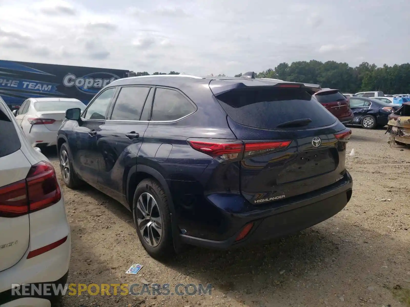 3 Photograph of a damaged car 5TDGZRBHXMS524545 TOYOTA HIGHLANDER 2021
